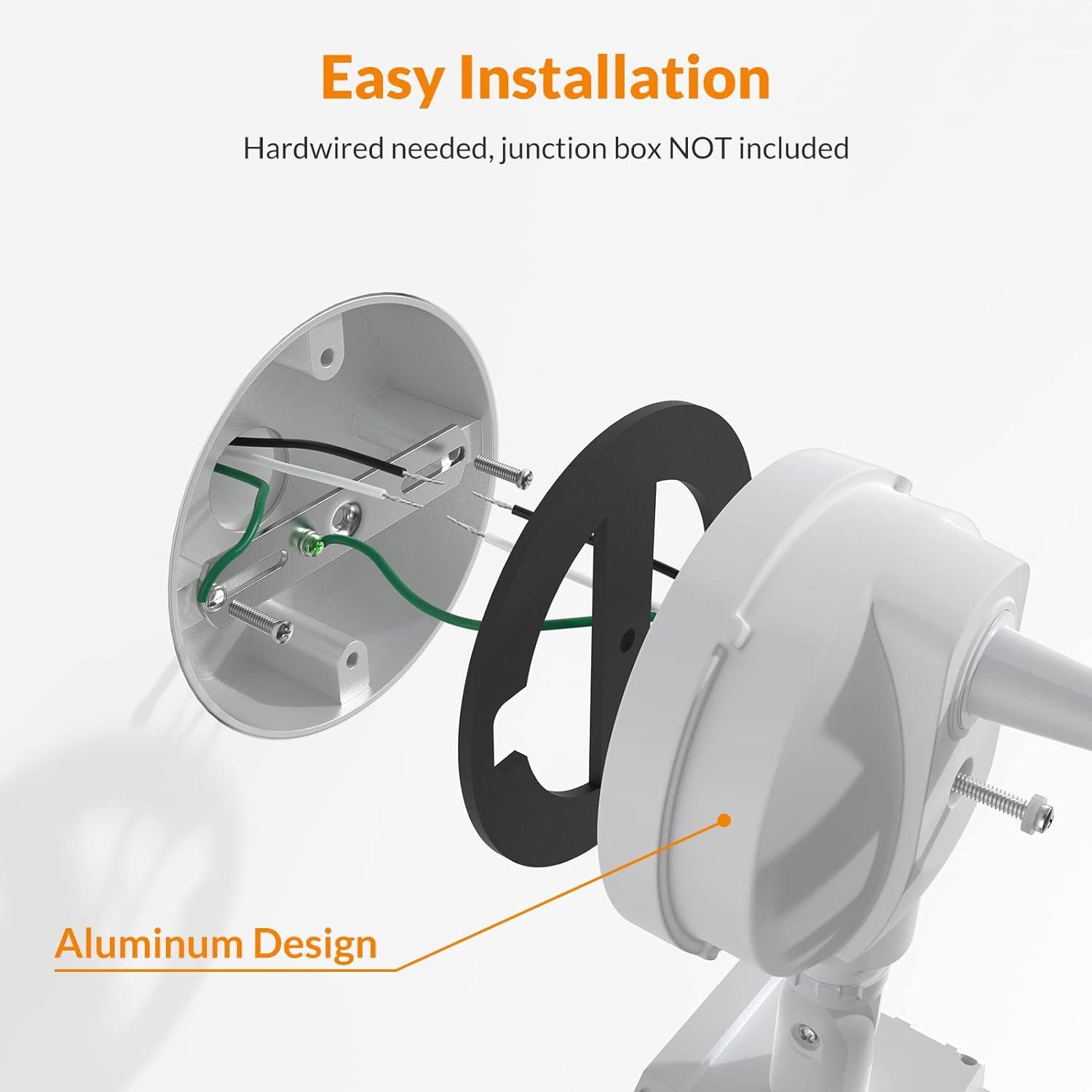 imageLEPOWER 45W Flood Lights Motion Sensor Outdoor Lights 4800LM LED Security Light Dusk to Dawn Motion Sensor Light 3 Modes 5000K IP65 Waterproof Outdoor Flood Light for Garage Yard PorchBrownWhite