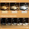 24 LED Rechargeable Book Light for Reading in Bed with Memory Function Eye Caring 3 Color Temperatures, 5 Brightness, 80 Hrs Runtime Lightweight Clip On Book Reading Light for Studying