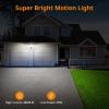 LEPOWER 45W Flood Lights Motion Sensor Outdoor Lights, 4800LM LED Security Light, Dusk to Dawn Motion Sensor Light, 3 Modes, 5000K, IP65 Waterproof, Outdoor Flood Light for Garage Yard Porch（Brown）(Brown)