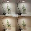 LEPOWER Clip on Light/Reading Light/Book Lights/Desk Lamp Color Changeable/Night Lights Clip on for Desk, Bed Headboard and Computers, Adapter Included, Silver(Silver)