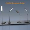 LEPOWER Desk Lamp, 800LM LED for Home Office, 12W Reading for Desk, Eye-Caring Light, Touch Table Gooseneck Lamp, 50 Lighting Modes, Bright for Bedroom, Study (Black)(Black)