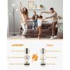 LEPOWER Floor Lamp, Standing Lamp Replaceable 3000K Energy-Saving, Lamp for Living Room with Adjustable Reading Light, Modern Bright Floor Lamp for Bedroom, Living Room, Office(Floor Lamp (3 heads))