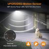 LEPOWER LED Motion Sensor Security Lights Outdoor, 30W 3200LM, 5500K, IP65 Waterproof, 2 Head Motion Detector Flood Light for Garage, Yard, Porch, White (NOT Solar Powered)(Black)