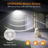 LEPOWER LED Motion Sensor Security Lights Outdoor, 30W 3200LM, 5500K, IP65 Waterproof, 2 Head Motion Detector Flood Light for Garage, Yard, Porch, White (NOT Solar Powered)(White)