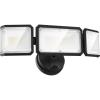 LEPOWER 42W Flood Lights Outdoor – 4200LM Bright LED Security Lights Outdoor with 3 Heads, Switch Controlled Exterior Flood Light & 220° Wide Angle, IP65 Waterproof for Garage, Yard, Porch (Black)(Black)