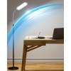 LEPOWER Floor Lamp, Eye-Caring LED Standing Lamp with 5 Color Temperatures, Stepless Dimmer & 3 Timer Function, Bright Adjustable Reading Lamp for Living Room, Office, Bedroom