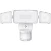 LEPOWER LED Motion Sensor Security Lights, 3 Head Motion Detected, 38W, 4200LM, Waterproof IP65, 5500K, Full Metal for Outdoor, Garage, Porch, Yard (Not Solar Powered, Black)(White)