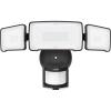 LEPOWER LED Motion Sensor Security Lights, 3 Head Motion Detected, 38W, 4200LM, Waterproof IP65, 5500K, Full Metal for Outdoor, Garage, Porch, Yard (Not Solar Powered, Black)(Black)