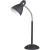 LEPOWER Metal Desk Lamp, Adjustable Goose Neck Table Lamp, Eye-Caring Study Lamps for Bedroom, Home Office (Matte Black)