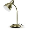LEPOWER Metal Desk Lamp, Eye-Caring Table Lamp, Study Lamps with Flexible Goose Neck for Bedroom, Home Office (Matte Black)(Bronze)