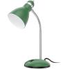 LEPOWER Metal Desk Lamp, Eye-Caring Table Lamp, Study Lamps with Flexible Goose Neck for Bedroom, Home Office (Matte Black)(Green)