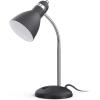 LEPOWER Metal Desk Lamp, Eye-Caring Table Lamp, Study Lamps with Flexible Goose Neck for Bedroom, Home Office (Matte Black)(Sandy Black)