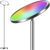 LEPOWER Floor Lamp,Bright LED Floor Lamp with 16 Million Color Choices, Touch Control&Compatible with Alexa, Goolge Home, Smart Control Dimmable Standing Lamp for Living Room, Bedroom, Office