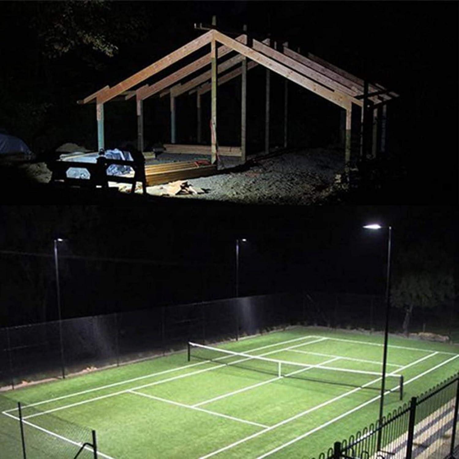 imageLEPOWER 20W LED Flood Light 1600lm Work Light 100W Halogen Bulb Equivalent IP66 Waterproof Outdoor Landscape Floodlight with Plug 6000K 2 Pack