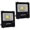 LEPOWER 20W LED Flood Light, 1600lm Work Light, 100W Halogen Bulb Equivalent, IP66 Waterproof Outdoor Landscape Floodlight with Plug, 6000K (2 Pack)