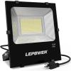 LEPOWER 150W LED Flood Light Outdoor, LED Work Lights with Plug, 11000LM 6000K White Light, IP66 Waterproof Outdoor Floodlights for Garage, Playground, Basketball Court, Yard